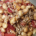 kimimaruo's cooksnap of when they made めちゃウマ！！トマトと大豆のすりゴマ和え.