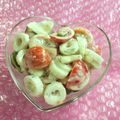 みなみんくっきんぐ's cooksnap of when they made ♬竹輪とトマキュウリのマヨラー油和え♬.