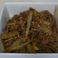 デコポン5's cooksnap of when they made 牛ごぼうの甘辛煮.