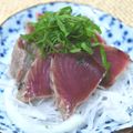 yamita's cooksnap of when they made 薬味が美味しい♡ 鰹のたたき（ぶっかけ）.