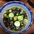 s_105's cooksnap of when they made ★ｷｭｳﾘとｵｸﾗのもずく和え★.