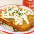 ななクレープ's cooksnap of when they made 残りカレーでカレートースト*チーズマヨ.