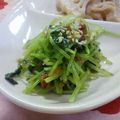 ☆Haru☆☆'s cooksnap of when they made 三つ葉の梅おかか和え.