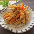 まろんかふぇ's cooksnap of when they made あと一品！　きんぴらの卵とじ.