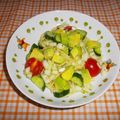 ききょうのご飯's cooksnap of when they made トマトとアボカドのバジル冷製パスタ。.