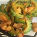 ずきん糸満's cooksnap of when they made ゴーヤと鶏肉のナンプラー炒め.