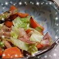 にゃおら。's cooksnap of when they made 春キャベツとベーコンで蒸し野菜炒め.