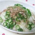musasabict's cooksnap of when they made ネバ･ずるっ～そうめんの食べ方～オクラ♪.