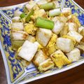 まる１０'s cooksnap of when they made 長ネギとハンペンの卵とじ.