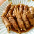 はまさくしん's cooksnap of when they made 吉田グルメソースでオクラの豚肉巻き.