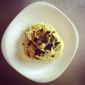 joooo38's cooksnap of when they made アボカド和風クリームスパゲティ.