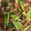 マトリョーシカ1号's cooksnap of when they made 旨味ぎっしり小松菜と舞茸のオイスター炒め.