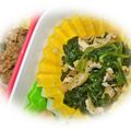 ゆけり３兄弟's cooksnap of when they made お弁当に♪おあげとほうれん草炒め.