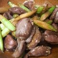 kimimaruo's cooksnap of when they made おつまみに〜＊砂肝とアスパラのソテー＊.