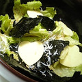 ララ苺's cooksnap of when they made レタスと海苔の簡単サラダ.
