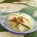 ぐーたらレシピ研究所's cooksnap of when they made 塩麹トンチミ（辛くない大根の水キムチ）.