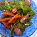 のじまさん's cooksnap of when they made 我が家の朝食定番☆ウインナーピーマン炒め.