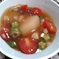 あかねーね☆'s cooksnap of when they made 冬瓜の夏野菜入り冷やし餡かけ。.