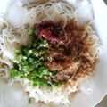 cuu1's cooksnap of when they made さっぱり☆オクラ梅そうめん.