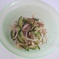 しろくまりん's cooksnap of when they made 生ハム＆紫玉葱と胡瓜のサラダ.