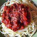 kunitea's cooksnap of when they made あるもので簡単！絶品！ミートソース.