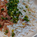 三七子's cooksnap of when they made しらすと鮭フレークのどんぶり.