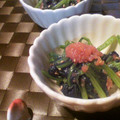 ケロのん's cooksnap of when they made ほうれん草の梅和え.