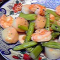 coco1020's cooksnap of when they made エビとホタテのガーリック炒め.