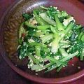 Mameyakko's cooksnap of when they made 小松菜のもちきび☆ペペロンチーノ.