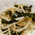 ゆーよー's cooksnap of when they made やみつき！モヤシとワカメのピリ辛和え.