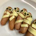 ☆やまや☆'s cooksnap of when they made ハロウィン☆キャラ弁ミイラウィンナー.