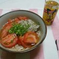 milkcocoaa's cooksnap of when they made さっぱり簡単☆ﾄﾏﾄそうめん.