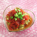 みなみんくっきんぐ's cooksnap of when they made 変わり冷奴☆納豆と福神漬。.
