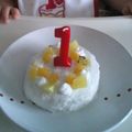 しょくぱんｈｏｎｅｙ's cooksnap of when they made 一歳のお誕生日ケーキ☆.