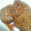 YON◎YON's cooksnap of when they made ＊ソースが自慢の簡単煮込みハンバーグ＊.