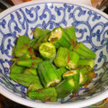 秘伝のタレ's cooksnap of when they made オクラと梅のかつおぶし和え.