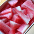 抹茶もつこ's cooksnap of when they made エコ　☆　スイカの皮のお漬物.