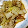 れん＊みほ's cooksnap of when they made 白菜と豚肉のさっぱりポン酢炒め.