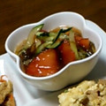 keiyuriho's cooksnap of when they made トマトともずくの酢の物.