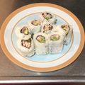 忘れん坊の覚え書き's cooksnap of when they made カリフォルニアロール.