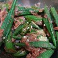 みみmamaちゃん's cooksnap of when they made オクラの梅オカカ和え❀.
