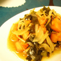 yfa's cooksnap of when they made 簡単♪うまいっ♪トマトとわかめ.