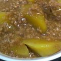 Misa☆pu's cooksnap of when they made ヘルシー！さつま芋のそぼろあんかけ.
