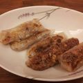 mika0606's cooksnap of when they made 生春巻きの皮で棒餃子☆うまい☆モチモチ☆.