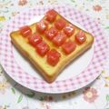 まっちー食堂's cooksnap of when they made 塩はちみつ☆スイカトースト.