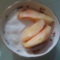 ゆぅぷん's cooksnap of when they made ランチにレンチン桃ヨーグルトでダイエット.