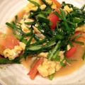 ちいゆうこ's cooksnap of when they made にら玉トマト丼.