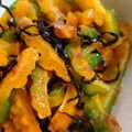 monjimari's cooksnap of when they made ゴーヤの塩昆布和え.