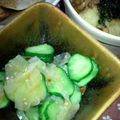ひよみん's cooksnap of when they made シンプル！市販中華くらげの胡瓜もみあえ.