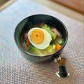 キンプリ's cooksnap of when they made 簡単♡具沢山ブロッコリーとゆで卵の味噌汁.